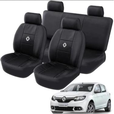 Imagem de Capa de couro para banco do Renault Sandero 2014-2015 - ferro tech