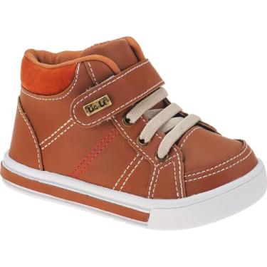 Imagem de Genérico, Tênis Infantil Menino Cano Alto Moda Casual Cor:Caramelo;Tamanho:27