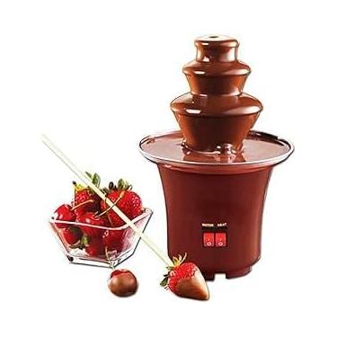 Imagem de Mini Cascata Panela Fondue Eletrica Fonte Chocolate 110v