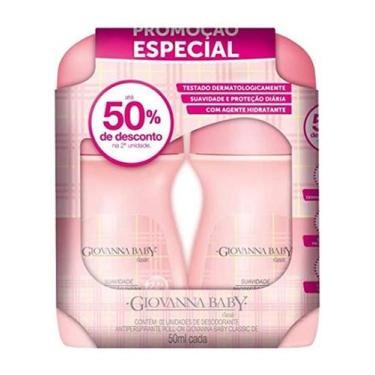 Imagem de Kit 2 Desod Roll-On Giovanna Baby Classic 50Ml