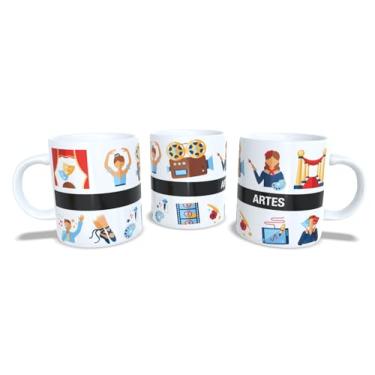 Imagem de Canecas de Porcelana Branca Personalizadas Profissões 2 (Artes1)