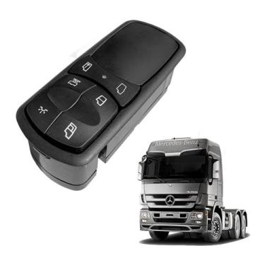 Imagem de Interruptor acionamento do vidro luz bloqueio portas actros 4144 4844 