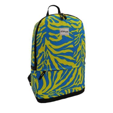 Imagem de Mochila costas escolar casual republic vix - chenson, Azul/Amarelo, M,