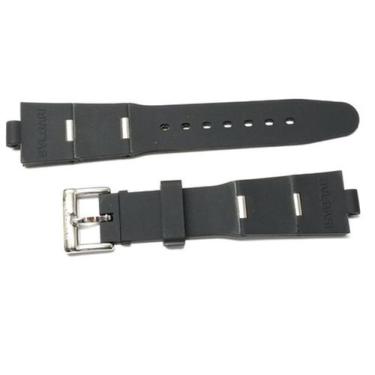 Imagem de Pulseiras em borracha com fivela e conector em inox Compatível com a M