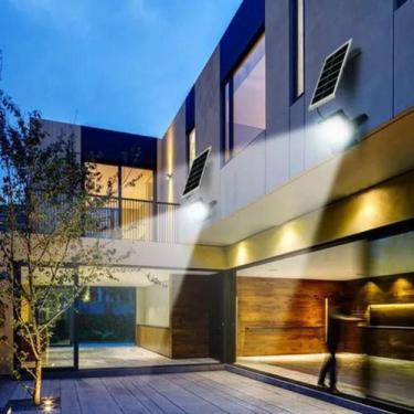 Imagem de Refletor Led 200W Energia Interno/Externo Solar Preto - Zonne