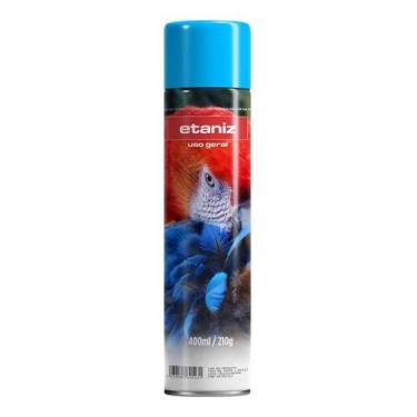 Imagem de Tinta Spray Azul Claro Uso Geral 400ml Etaniz Jato Regulável