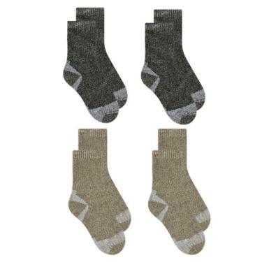 Imagem de Kit 4 Pares De Meias Trekking Coolmax Cano Longo Selene 4025, 39-43, P