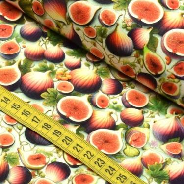 Imagem de Tecido Estampado para Patchwork - Salada de Frutas : Figo (0,50x1,50) 