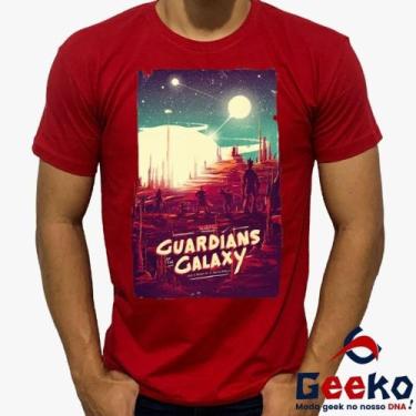 Imagem de Camiseta Guardiões da Galáxia 100% Algodão  Guardians of The Galaxy Ge