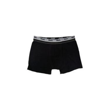 Imagem de Cueca Boxer Mash 170.98 Masculina Basic Cotton T. P/GG, P, Pt00, Preto