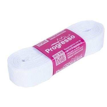 Imagem de Fita Gorgurão Progresso 22mm nº5 - 10m Cor 201 Branco - 01 unidade - F