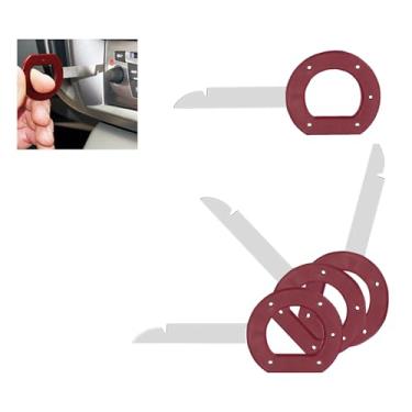 Imagem de Lecctso Chave de ferramenta de remoção de rádio 4 peças, kit de ferramentas de remoção de rádio de carro, acessórios de ferramenta de desmontagem de anfitrião de CD DVD para carro compatíveis com Audi