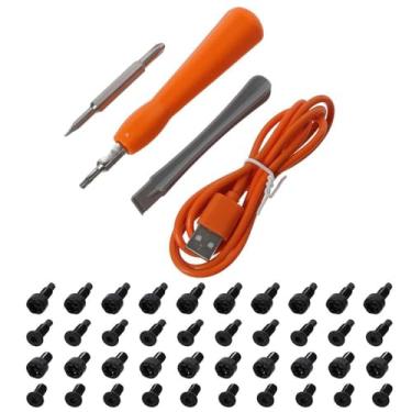 Imagem de SSHHUI Ring Video Doorbell Pro 2 Kit de ferramentas de chave de fenda USB carregador cabo broca aço carbono ABS anel campainha parafusos de substituição