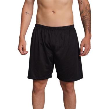 Imagem de Cueca Samba Canção Malha Short Masculino - Bella Fiore Modas, Preto, G