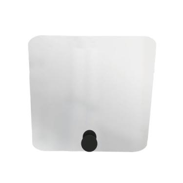 Imagem de Espelho Funcional Hook Preto 50x50 Cm Quadrado - e2g Design