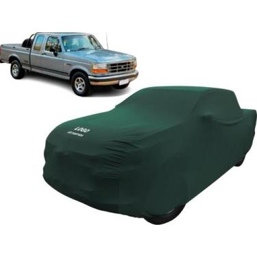 Imagem de Capa De Tecido Para Camionete Ford F1000 Cabine Estendida - Mz, Verde