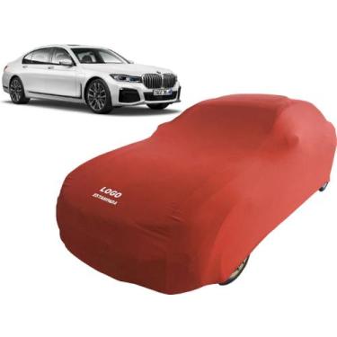 Imagem de Capa De Tecido Sob Medida Carro Bmw 745le Série 7 - Mz, Vermelha