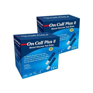 Imagem de 100 Tiras de Glicose On Call Plus II