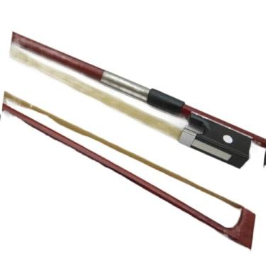 Imagem de Acessórios de violino arco adequado para lojas de violino iniciantes escolas de música instrumentos musicais Arco violino prático(3/4)