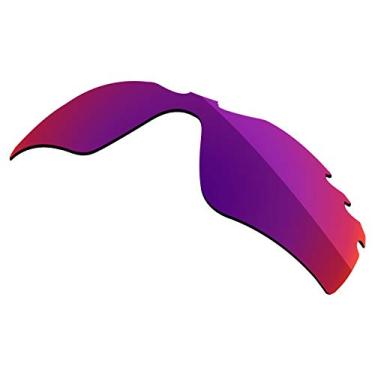 Imagem de Firtox Lentes polarizadas de substituição compatíveis com óculos de sol ventilados Oakley Radar Path - vermelho fantasma, Vermelho fantasma - polarizado, One Size