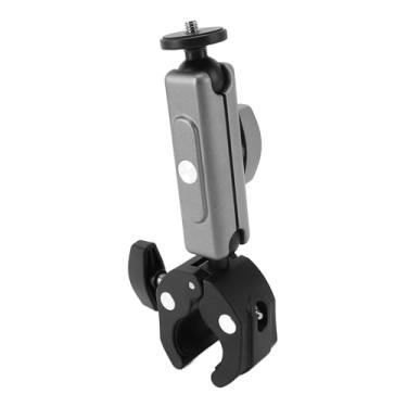 Imagem de Suporte de Braçadeira de Câmera, Suporte de Motocicleta Em Liga de Alumínio Resistente, Rotação de 360 graus, Compatível Com 3, X3, Go3, Osmo Action, Telefone e Outros
