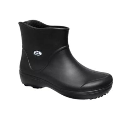 Imagem de Bota Preto Softworks Original Antiderrapante Cano Curto Impermeável - Cozinha, Limpeza (Preto, BR, Adulto, Numérico, 34)