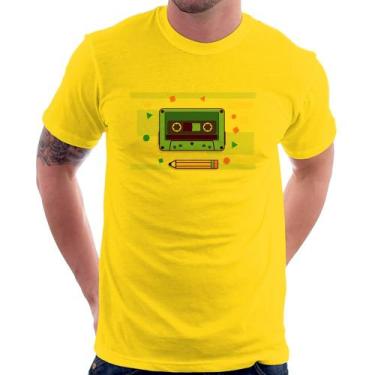 Imagem de Camiseta Fita Cassete - Foca na Moda, Amarelo, GGG