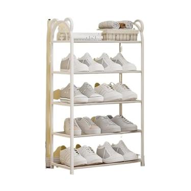 Imagem de Sapateira 4/5 andares Organizador de Sapatos Tenis 8 Pares Desmontavel sapateira hall de entrada estante organizadora (8*/5 andar)