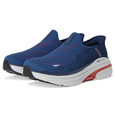 Imagem de Skechers Tênis masculino Hands Free Slip-ins Max Cushion Arch Fit Fortuitous 2.0, Azul-marinho/vermelho, 12 Wide