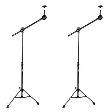 Imagem de Kit 2 Pedestal Prato De Bateria Ask B12g Estante Girafa