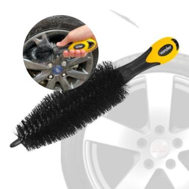 Imagem de Escova Limpa Rodas Aros Pneus Moto Carro Caminhão Vonder Limpeza Detal