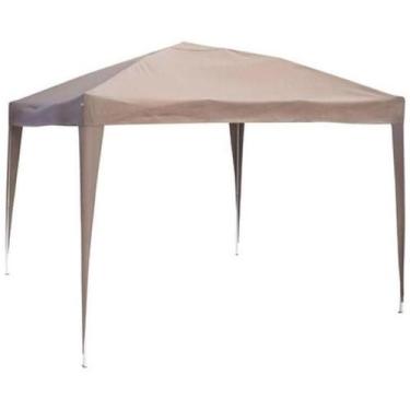 Imagem de Tenda Gazebo Dobrável 3X3M Poliéster Metal - Marrom-Claro - Jhc