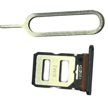 Imagem de zhxchzhi Suporte de cartão SIM duplo OEM solt+pin compatível com Xiaomi Civi 3 peças preto