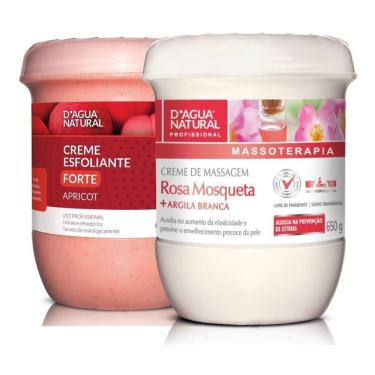 Imagem de Creme Rosa Mosqueta e Argila Branca 650g + Esfoliante
