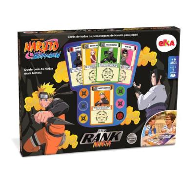 Imagem de Jogo Naruto Rank Ninja Tabuleiro Infantil 1189 - Elka Brinquedos