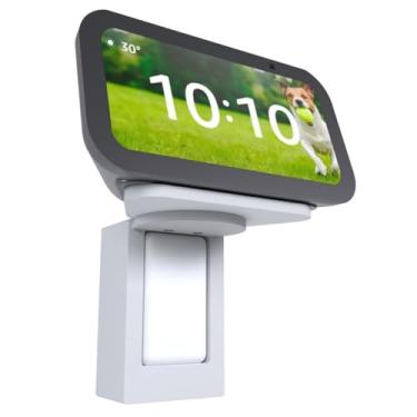 Imagem de Suporte Stand de Parede e Tomada Compatível com Alexa Echo Show 5 Terceira 3º Geração - Vertical