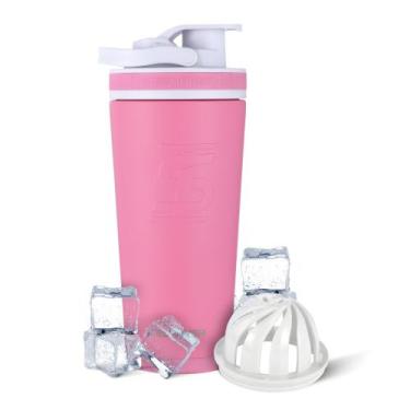 Imagem de Shaker de Proteína Isolado em Aço Inoxidável 770ml - Rosa