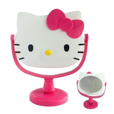 Imagem de Espelho De Mesa Acessórios De Maquiagem Portatil Hello Kitty - Sanrio