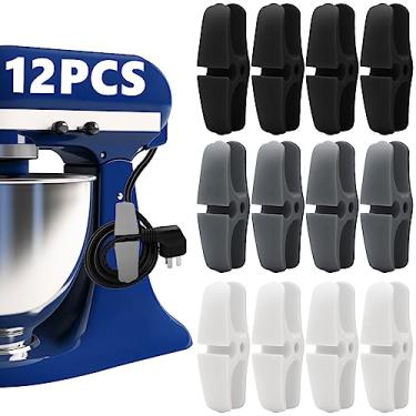 Imagem de Organizador de cabos para eletrodomésticos, utensílios de cozinha, organizador de cabos, suporte de cabo, envoltório para aparelhos, utensílios de cozinha úteis, acessórios de utensílios de cozinha para batedeira, cafeteira, fritadeira a ar