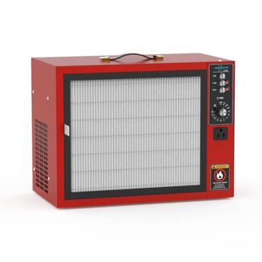 Imagem de OUKEETO Sistema De Filtragem De Ar De Admissão Portátil - Coletores De Pó De Mesa (850-1050Cfm) Para Marcenaria, Filtro De Ar Móvel Com Ventilador De Vórtice Forte, Sistemas De Coleta De Pó De Banca