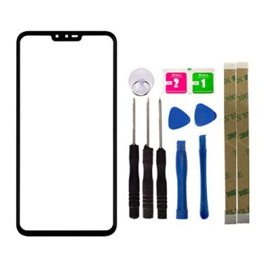 Imagem de Reparo de substituição de tela de vidro frontal superior para LG V50 ThinQ 5G LM-V500XM LM-V450PM 6,4 polegadas ferramenta adesiva de peças (sem toque LCD e digitalizador) (V50)