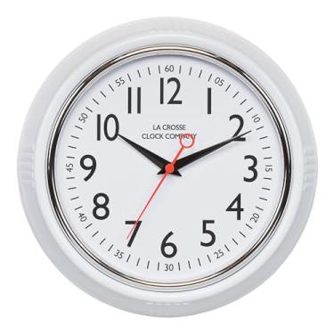 Imagem de Relógio de parede La Crosse 404-3624W 24.4 cm Schoolhouse analógico quartzo