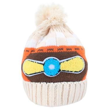 Imagem de Touca Gorro Infantil Bege Aviador Colorida Tamanho único