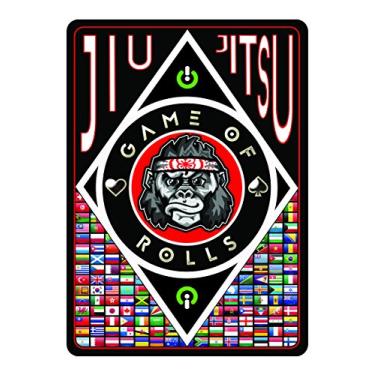 Imagem de Game of Rolls - Brazilian Jiu Jitsu (BJJ) Grappling Game and Training aid + Traditional Deck of Playing Cards (2 in 1) Adults and Kids, Perfect as a BJJ Gift.