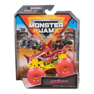 Imagem de Monster Jam 2024 Series 37 Diecast 1:64 Scale Monster Truck Megalodon Street Treats