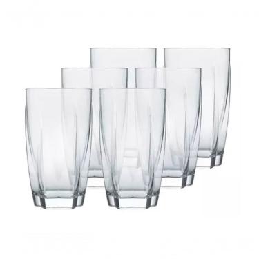 Imagem de Jogo Copo Vidro Cristal 370ml Topazio