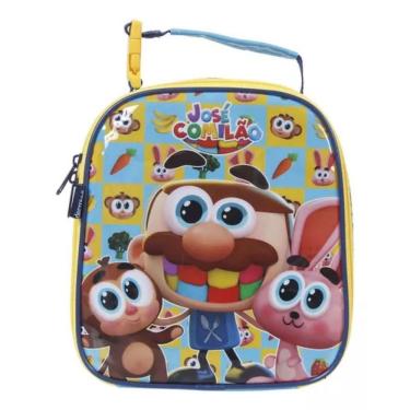 Imagem de Lancheira Térmica Escolar Infantil José Comilão Azul Dmw