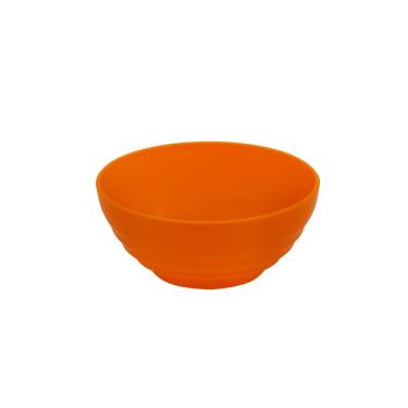 Imagem de Bowl Oriental Redonda 500ml Laranja Em Policarbonato Linha Profissional Cook Vem