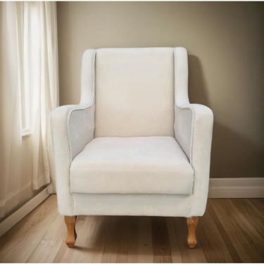 Imagem de Poltrona Confortável Para Amamentação Linho Bege Dritex