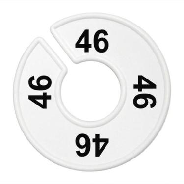 Imagem de Separador Para Cabide, Transparente Com Impressão  Tamanho 46 - Centra